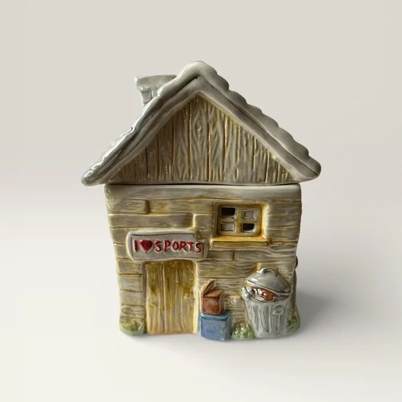 Ceramic Sports Fan House Figurine - Picture 3 of 5